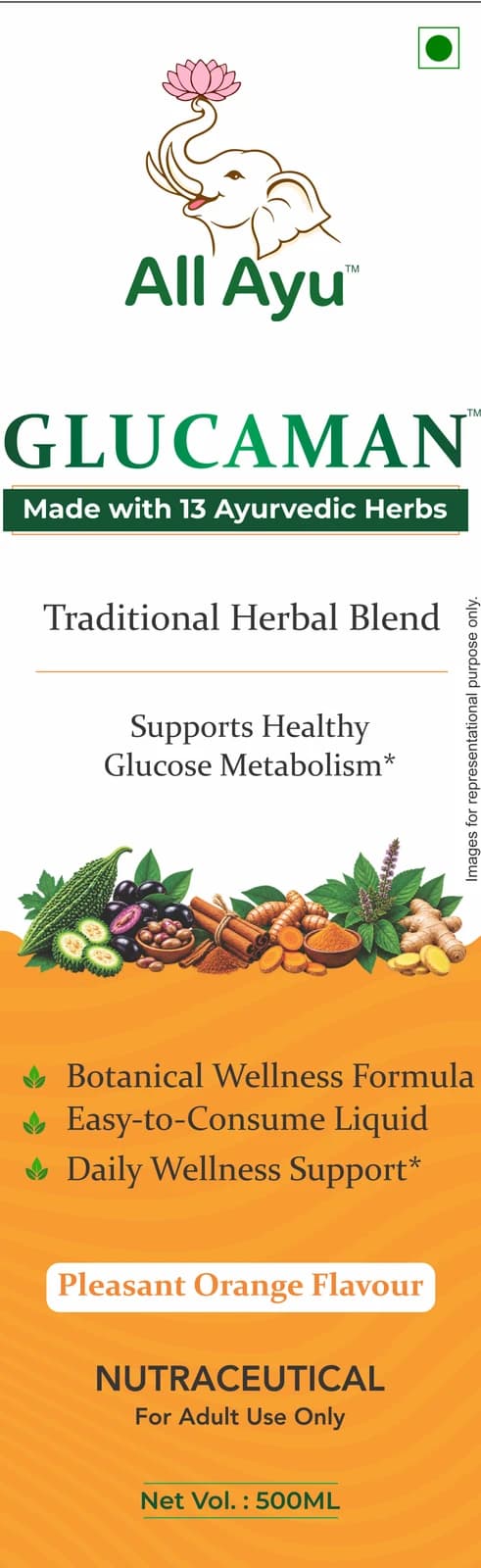 Glucaman label